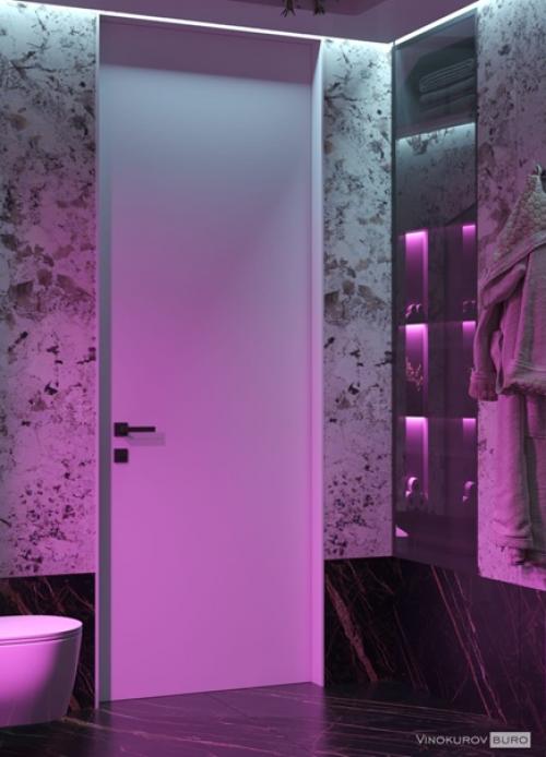 Стильный интерьер ванной комнаты в ЖК Forum - City. 03