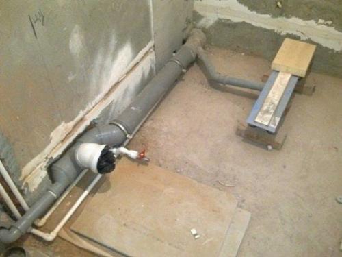 Мы устанавливаем трапы в душе. 02