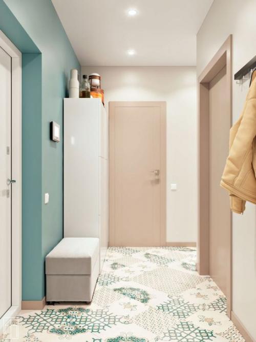 На первый взгляд этот интерьер спокойным и демократичным кажется. 09