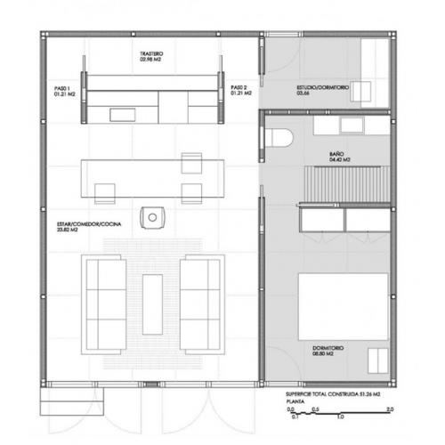 Маленький каркасный дом в Испании. 02