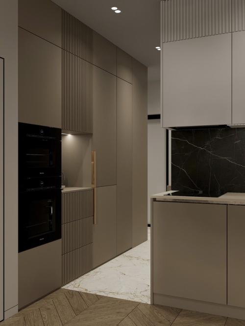 Проект 1-комнатной квартиры 44 м 2 в ЖК приморский квартал в Санкт-петербурге. 04