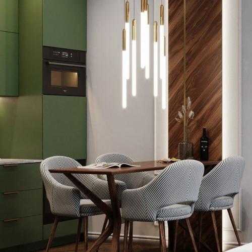 Интерьер квартиры. Заказчикам хотелось получить яркий, статусный и уютный интерьер. 02