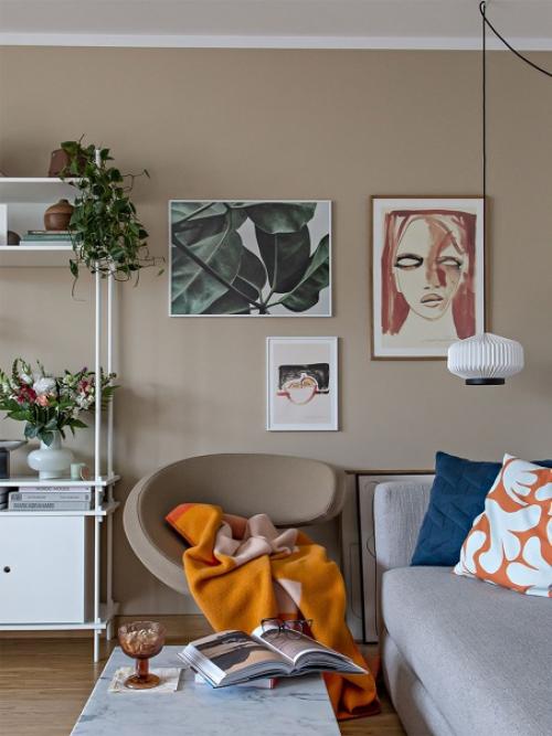 Лето в городе: быстрое и красочное летнее преображение маленькой польской гостиной. 03