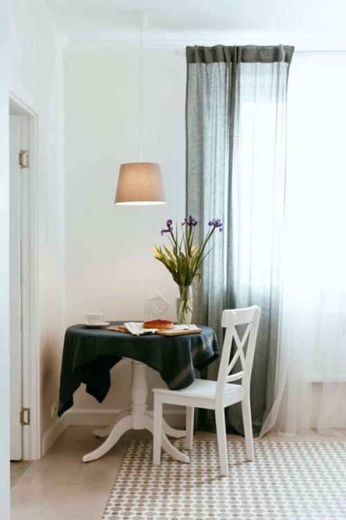 Нежный интерьер однокомнатной квартиры. 02