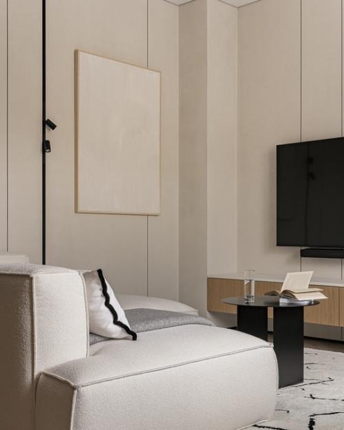 Реализованный интерьер квартиры в Екатеринбурге для молодой пары с двумя детьми. 01