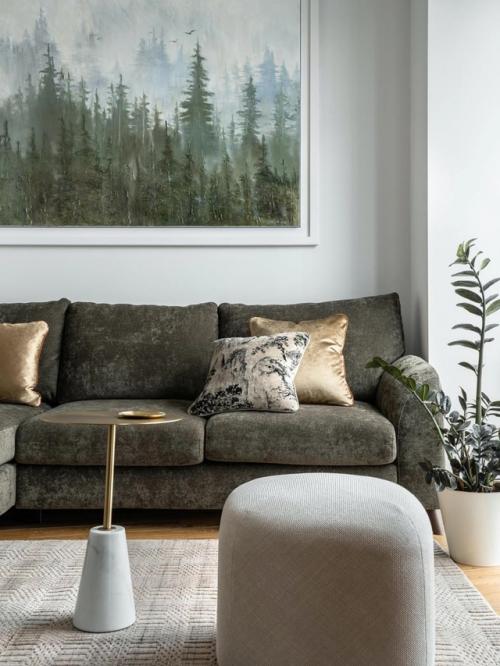 Интерьер недели: естественные материалы и графика линий. 06