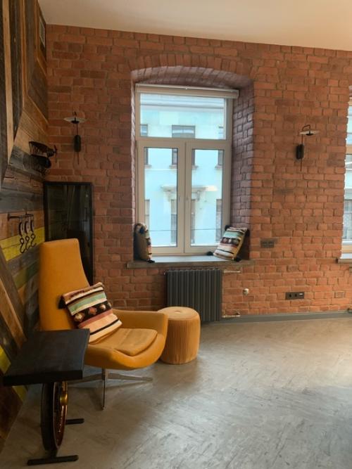 Гостиная в стиле Лофт. 05