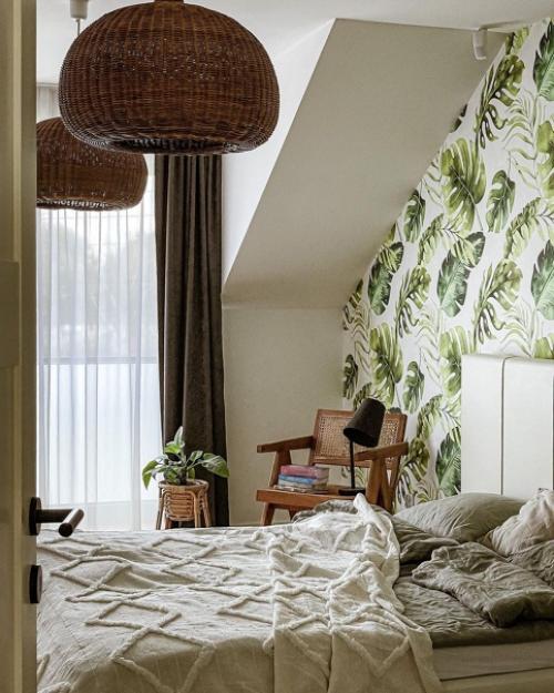 Темно-серый и зелёный цвет с большим количеством дерева в семейном доме в стиле сканди: уютный интерьер, полный вдохновляющих идей. 06