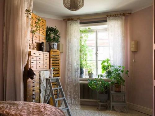 Романтика и богемность шведской квартиры. 06