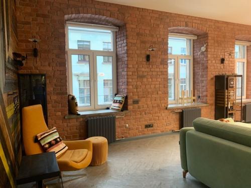 Гостиная в стиле Лофт. 04