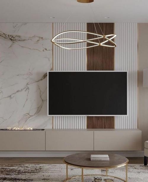 Красивый интерьер небольшой квартиры безумно. 01