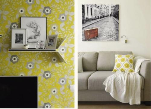 Солнечный, весенний интерьер однокомнатной квартиры в старом жилфонде, площадь которой всего 23 кв. 05