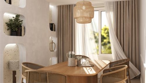 Кухня - гостиная для молодой семьи из трёх человек - 2024. 04