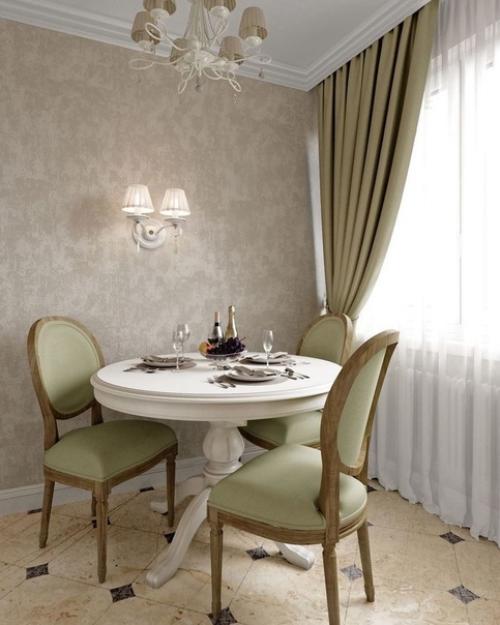 Чудесная кухня в классическом стиле. 02