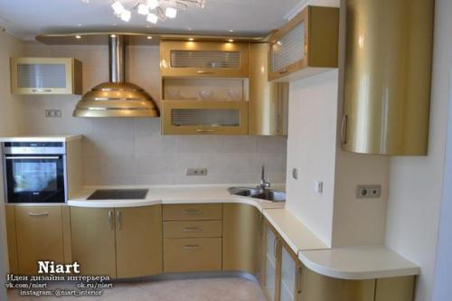 Материалы для фасадов кухни: основные характеристики, плюсы и минусы. 06