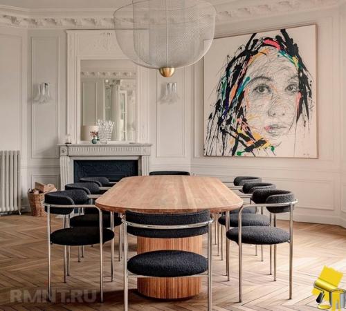 Интерьер в парижском стиле. 06