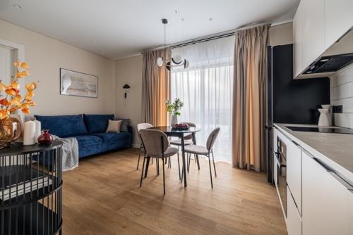 Однокомнатная квартира 41, 8 м 2 в ЖК City Bay в Москве. 04