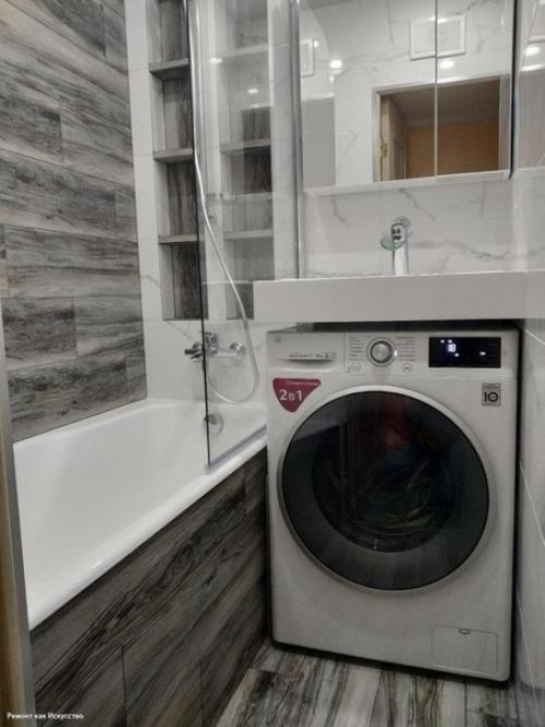 Такая умная и продумання ванная комната. 01