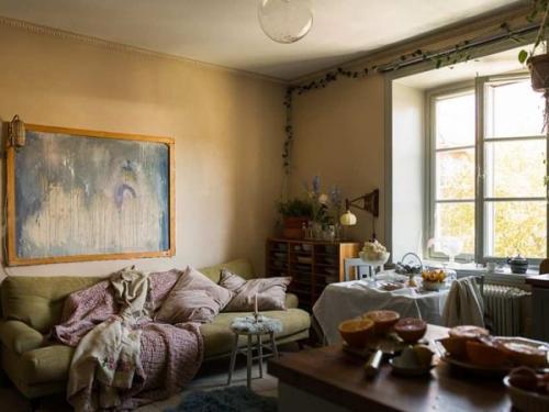 Романтика и богемность шведской квартиры. 01