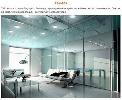 Учимся различать стили дизайна интерьера. 01