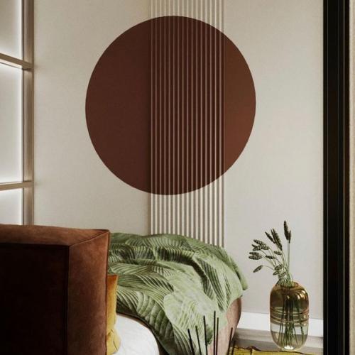 Неординарная однушка для девушки с отсылками в жаркие страны. 07