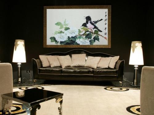 Китайская живопись в интерьере. 01