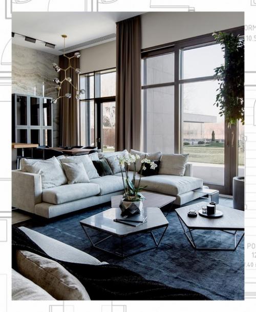 Одноэтажный дом площадью 200 кв. 01