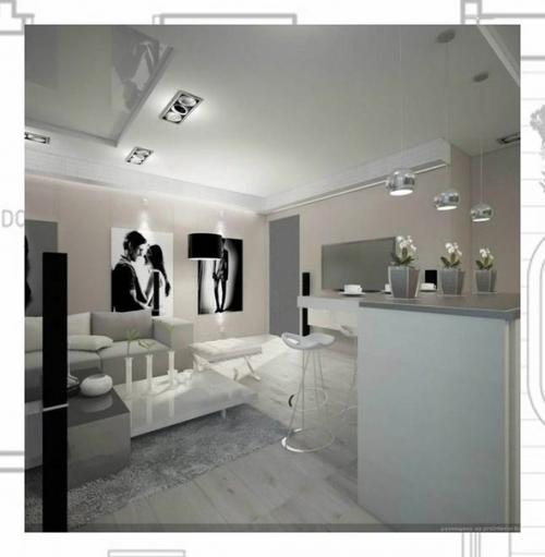 Открытая дневная зона - чрезвычайно популярное решение. 01