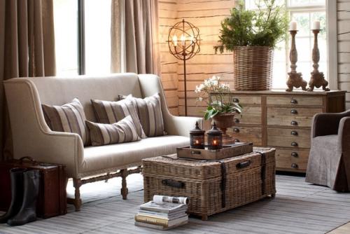 Очарование скромности.   Один из самых уютных и приближенных к природе стилей в интерьере - это про кантри. 05