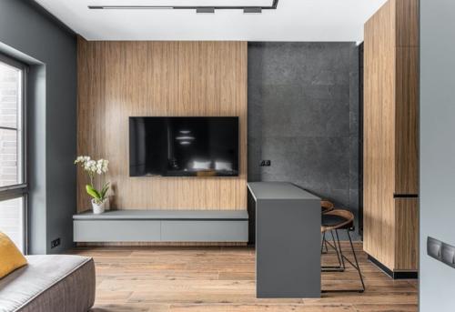 Современный интерьер квартиры 44 кв. 05