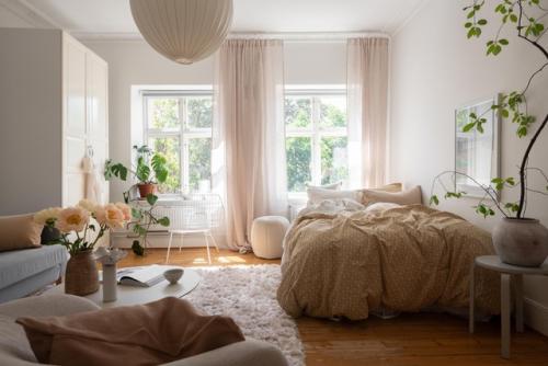 Интерьер скандинавской однокомнатной квартиры 37 кв. 02