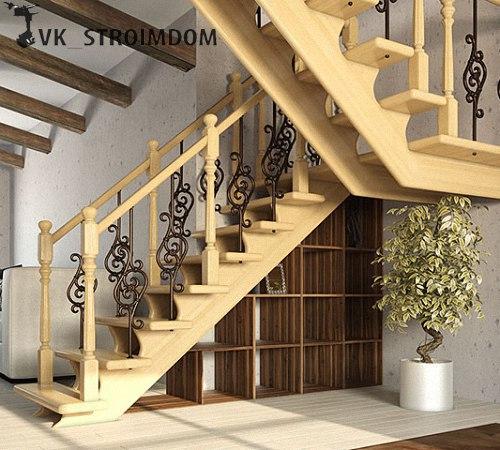 Лестница на ДАЧЕ своими руками. 03