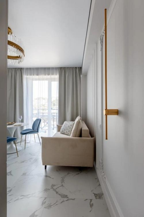 Интерьер компактной 1-комнатной квартиры 30 кв. 04