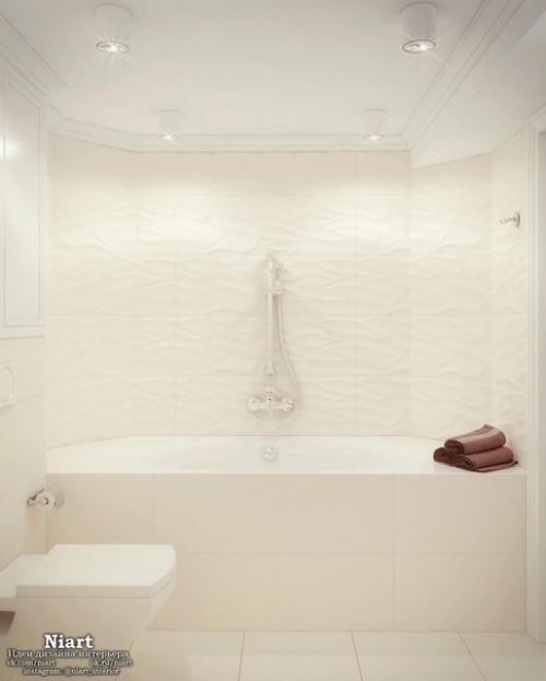 Дизайн интерьера однокомнатной квартиры - студии в Москве. 08