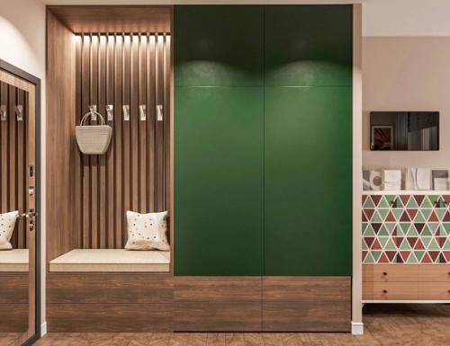 Яркий дизайн квартиры в природных оттенках. 06