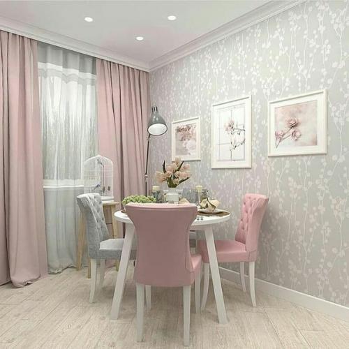 Как вам сочетание розового и серого? 02