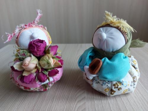 Куколки Травницы. Куклы ароматной травой мятой наполнены. 02