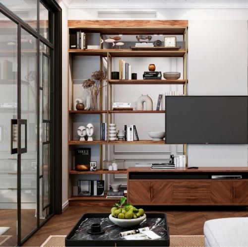 Интерьер квартиры. Заказчикам хотелось получить яркий, статусный и уютный интерьер. 06