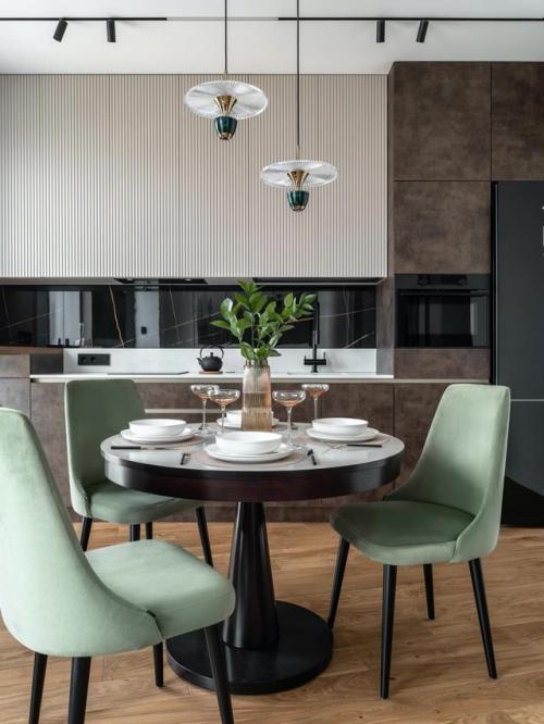 Интерьер недели: естественные материалы и графика линий. 05