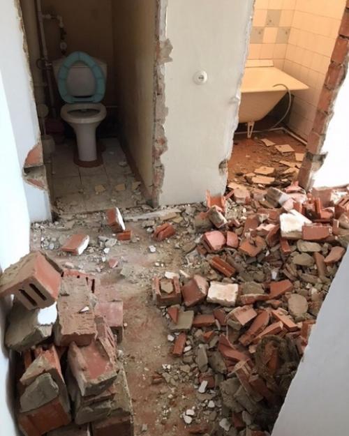 Ремонт санузла и ванной комнаты.