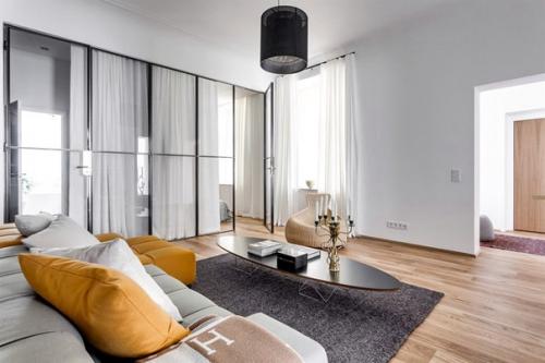 Современная двухкомнатная квартира в Швеции. 02