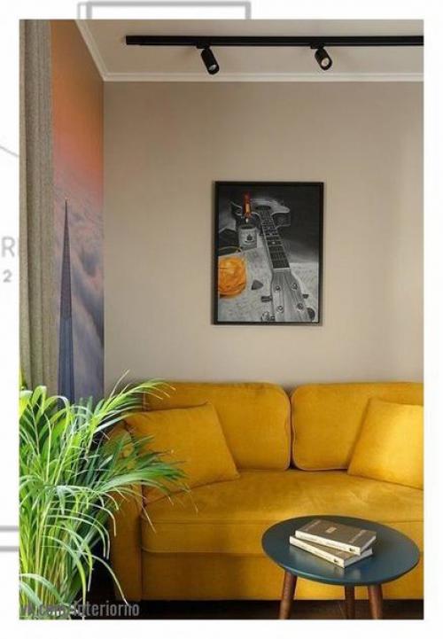 Как выглядит однушка 44 м для студента в питере, интерьеру которой позавидуют и в Москве. 03