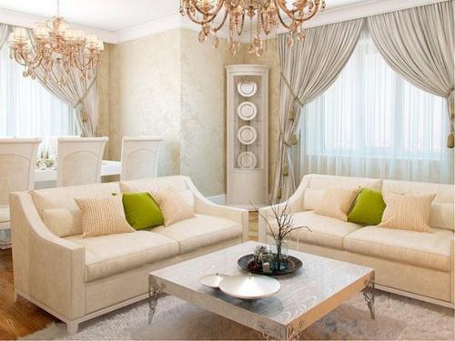 Дух классики в двухкомнатной квартире.