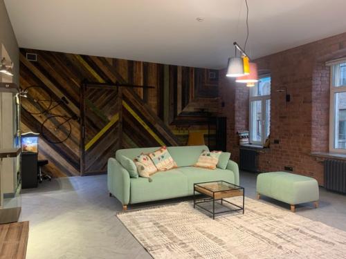 Гостиная в стиле Лофт. 06