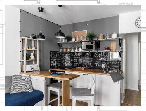 Для начинающего дизайнера Антонины ивановой и её мужа эта студия стала первым совместным жильём. 01