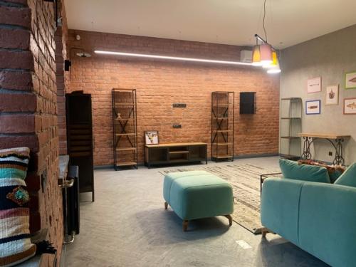 Гостиная в стиле Лофт. 03