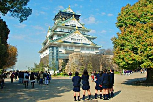 Достопримечательности. Замок в Осаке. 03