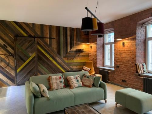 Гостиная в стиле Лофт. 02