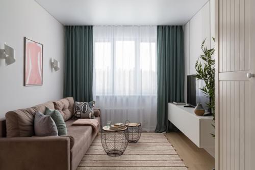 Интерьер 1-комнатной квартиры 38 кв. 07