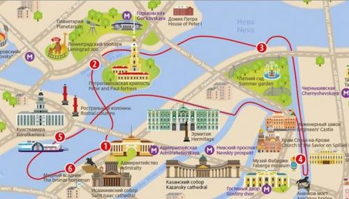 Петербург за один день.